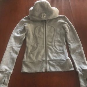 EUC Gray Lululemon Scuba Hoodie